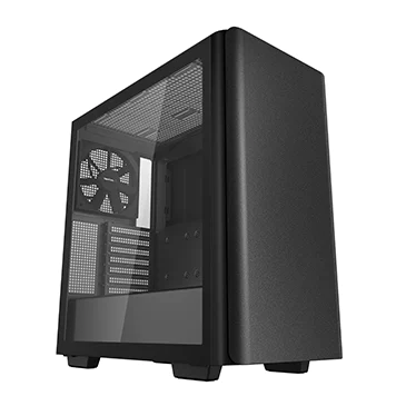 DeepCool CK500 Mid Tower Case - ABS+SPCC+Tempered Glass, 7 Expansion Slots, 380mm GPU Length Limit, Radiator Support Up to 360mm, 120mm Fan Size - Black | R-CK500-BKNNE2-G-1