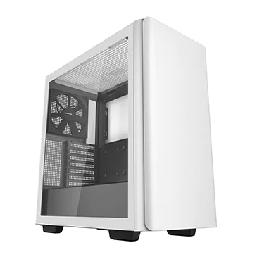 DeepCool CK500 Mid Tower Case - ABS+SPCC+Tempered Glass, 7 Expansion Slots, 380mm GPU Length Limit, Radiator Support Up to 360mm, 120mm Fan Size - White | R-CK500-WHNNE2-G-1