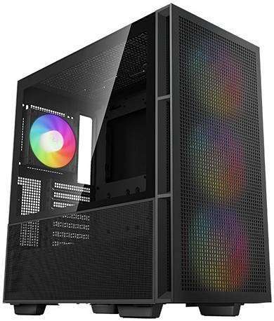 Deepcool CH560 ATX Mid-Tower Computer Case - ABS+SPCC+Tempered Glass Materials, Up to 360mm Radiators, USB3.0/Audio/Type-C Ports - Black | R-CH560-BKAPE4-G-1