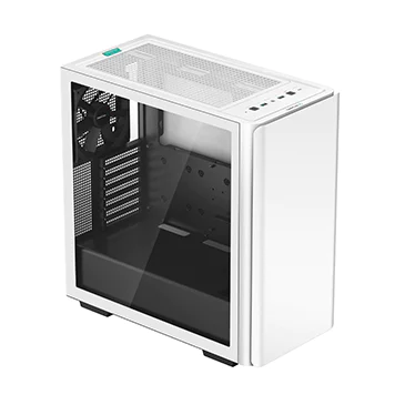 DeepCool CK500 Mid Tower Case - ABS+SPCC+Tempered Glass, 7 Expansion Slots, 380mm GPU Length Limit, Radiator Support Up to 360mm, 120mm Fan Size - White | R-CK500-WHNNE2-G-1