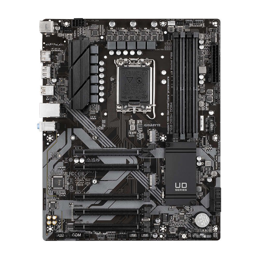 GIGABYTE B760 DS3H DDR4 LGA1700  4 x DDR4 DIMM | B760 DS3H DDR4