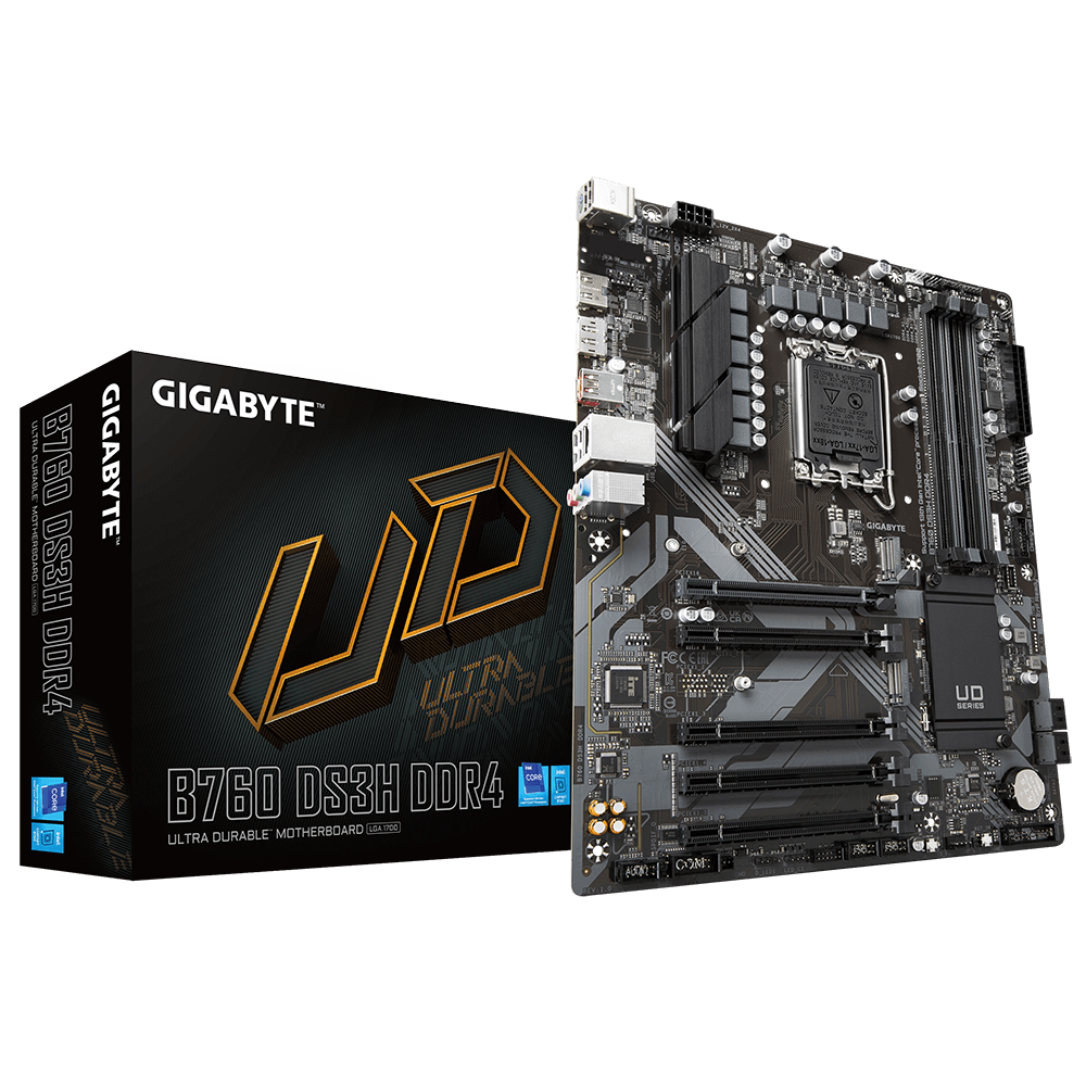 GIGABYTE B760 DS3H DDR4 LGA1700  4 x DDR4 DIMM | B760 DS3H DDR4