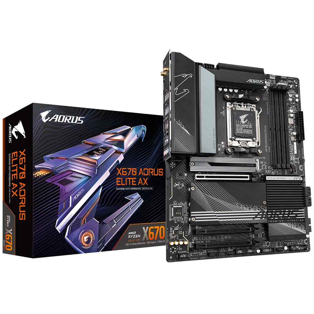 GIGABYTE X670 AORUS ELITE AX rev. 1.0 AM5  4x DDR5 DIMM | X670 AORUS ELITE AX