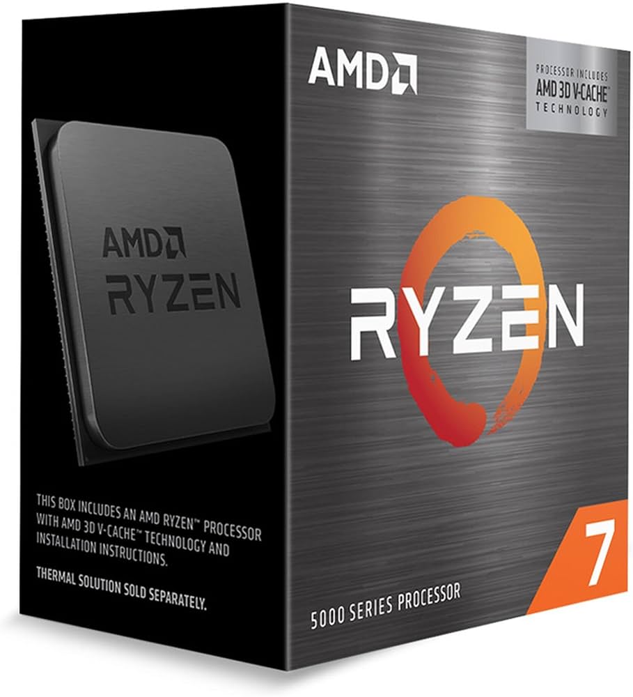 AMD Ryzen 7 5700X3D 3GHz AM4 Desktop Processor, 8 Cores & 16 Threads, 4.1 GHz | 100-100001503WOF