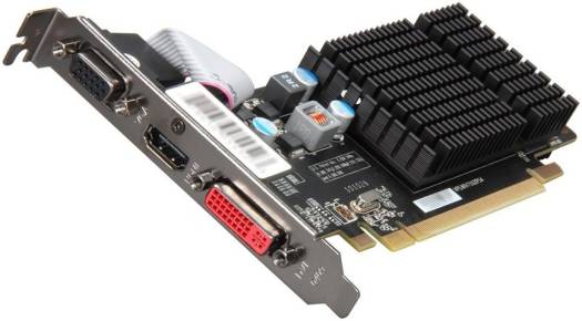 XFX Radeon HD 5450 Graphics Card, 1GB DDR3 64-Bit Memory, 1066MHz Memory Clock, 80 Stream Processors | HD-545X-ZCH2