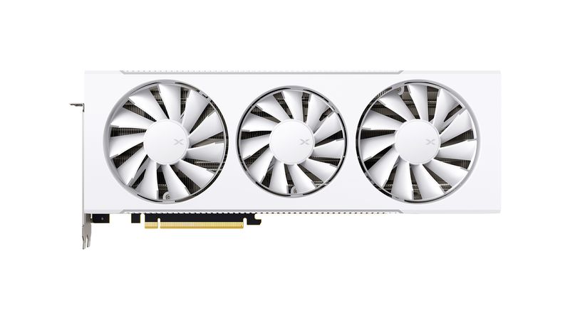 XFX Quicksilver AMD Radeon RX 7800 XT Magnetic Air Gaming Graphics Card Arctic White 16 GB GDDR6 Memory | RX-78TMAIRW9