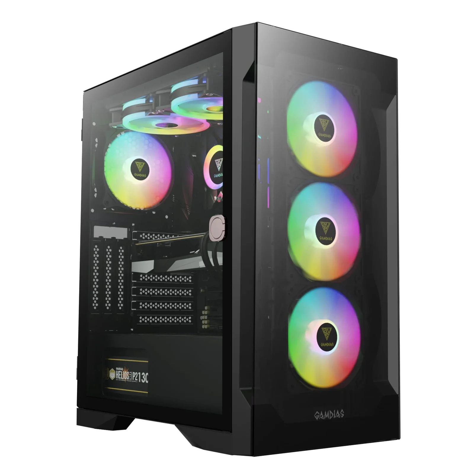 Helix Gaming pc Intel 13th Gen Core i5-13400F Predator 16GB 3200MHz GeForce GTX 1660 Dual 6GB GDDR5 WD 500GB SSD M.2 ,RGB Case