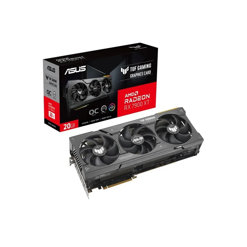 ASUS TUF Gaming Radeon RX 7900 XT OC Edition 20GB GDDR6 Graphics Card | 90YV0IV1-M0NA00