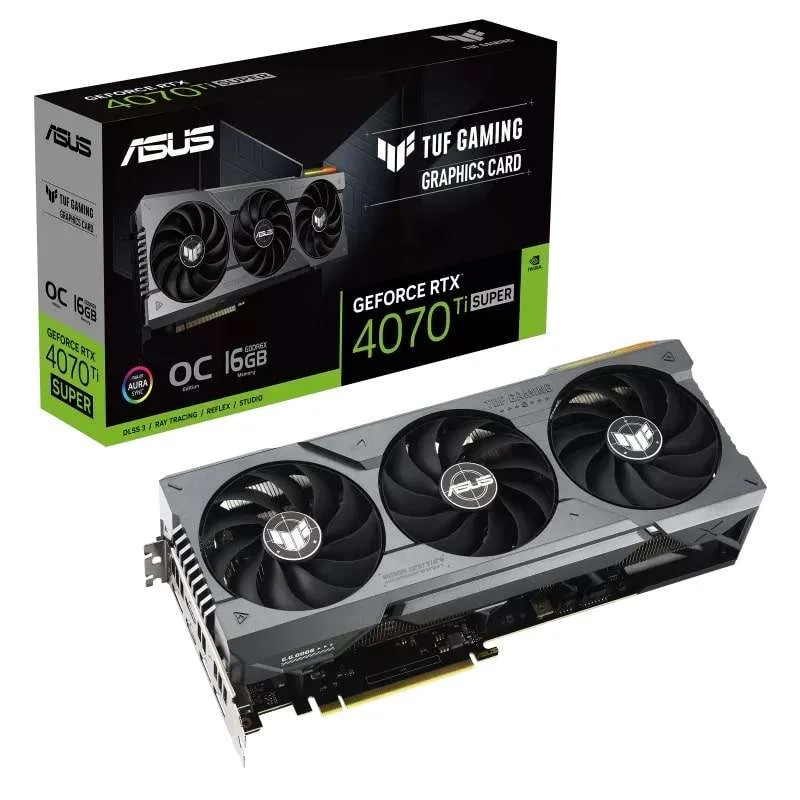 ASUS TUF Gaming RTX 4070 Ti SUPER 16GB GDDR6X OC Edition | 90YV0KF0-M0NA00