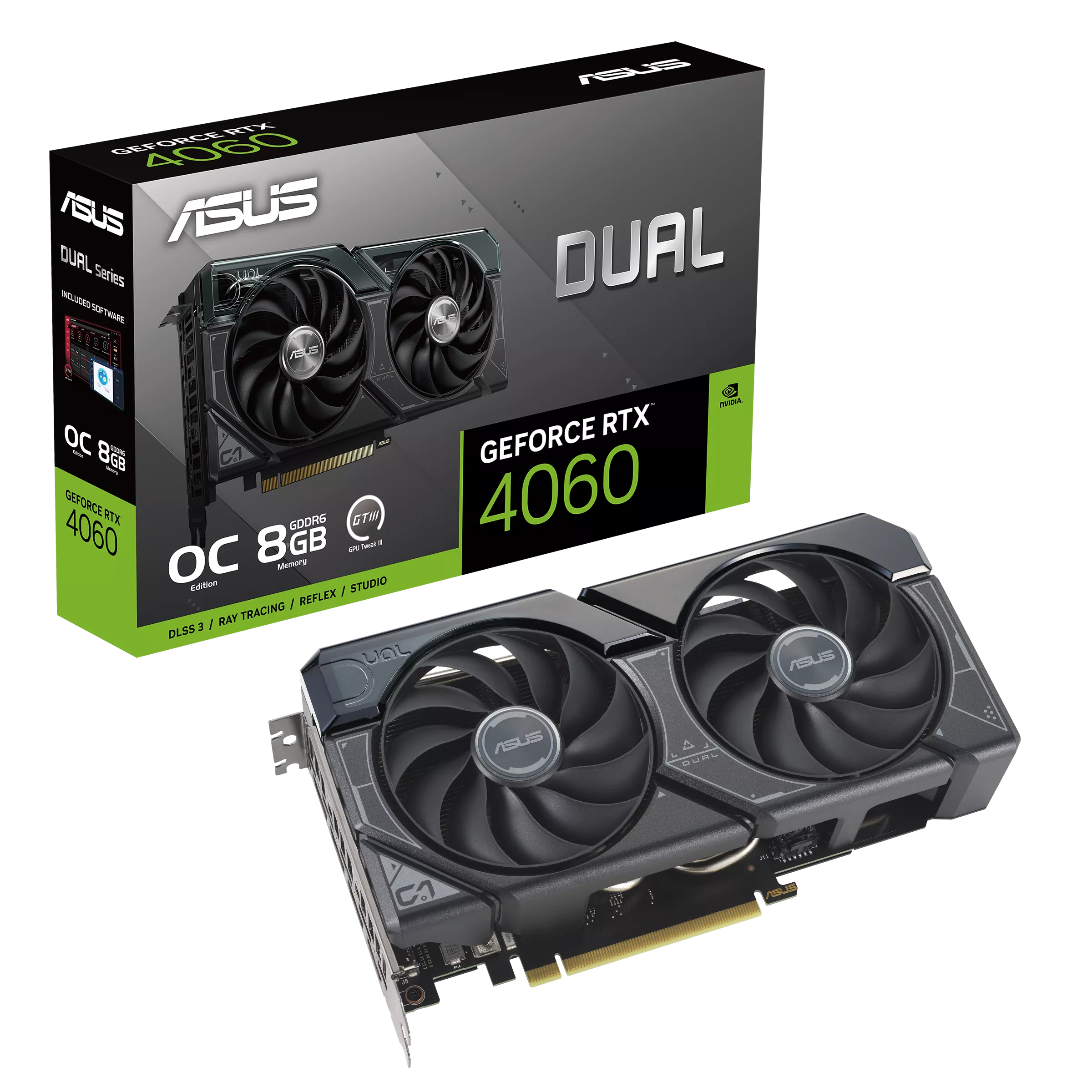 ASUS Dual GeForce RTX 4060 OC Edition 8GB GDDR6