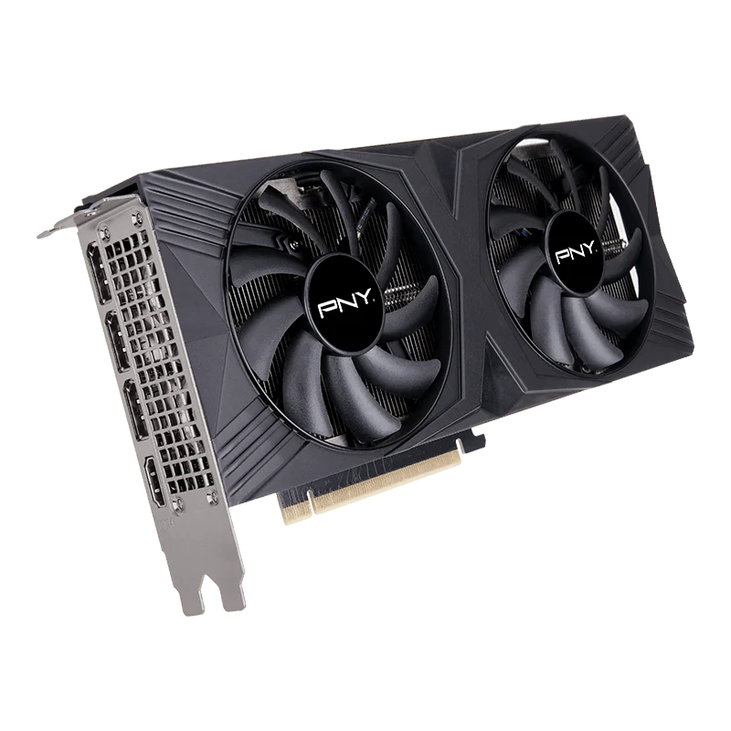 PNY GeForce RTX 4060 Ti 8GB VERTO Dual Fan DLSS 3, CUDA Cores 4352, DisplayPort 1.4a (x3), HDMI 2.1, PCI-Express 4.0 x16, DisplayPort 1.4a (x3), HDMI 2.1 | VCG4060T8DFXPB1