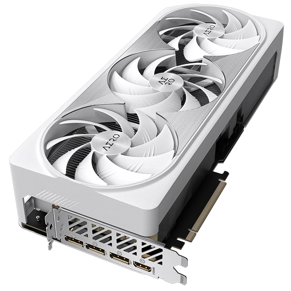 GIGABYTE GeForce RTX 4080 AERO OC Graphics Card, 16GB GDDR6X 256 bit Memory, 2535 MHz Core Clock, 22.4 Gbps Memory Clock | GV-N4080AERO OC-16GD