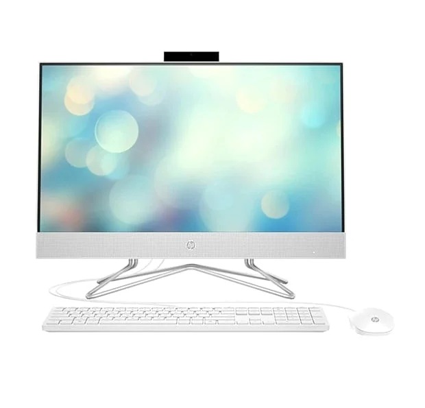 HP 24-CB1004L All In One PC, Intel Core I5 1235U, 8GB RAM, 512GB SSD, Intel Iris X Graphics, 23.8" FHD IPS Display, DOS, English Keyboard & Mouse | White