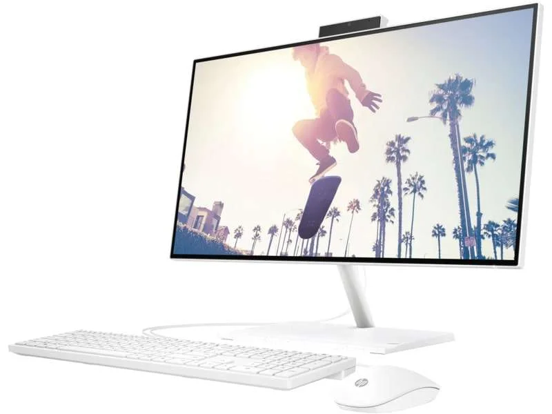 Hp All In One 24 Core I5-1235u , 8GB DDR4, 512GB SSD, 23.8" Fhd Touch, Freedos,White | Cb1023nh