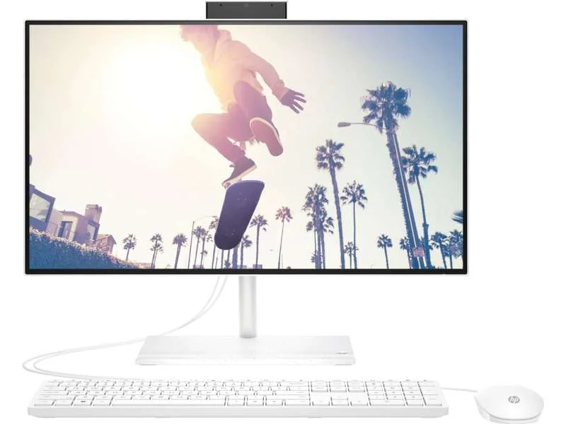 Hp All In One 24 Core I5-1235u , 8GB DDR4, 512GB SSD, 23.8" Fhd Touch, Freedos,White | Cb1023nh