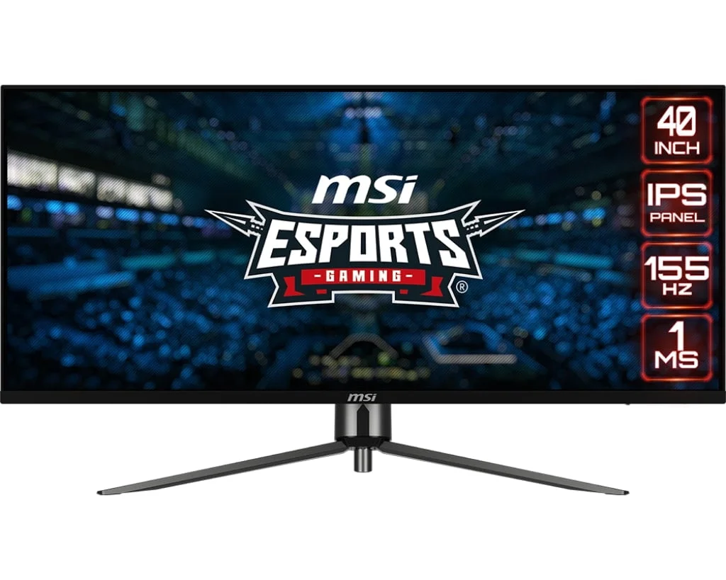 MSI MAG 401QR 40" (101.6 cm), 3440x1440 (UWQHD), 155Hz, 1ms (MPRT), Adaptive Sync | 9S6-3EA54H-007