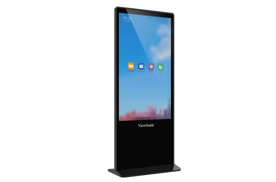 ViewSonic EP5542 All-in-One Multi-touch Digital ePoster ,55" TFT LCD 3840 x 2160 4K resolution ,Quad core processor and 16GB storage, Slim, freestanding design, USB connect ,Remote content management