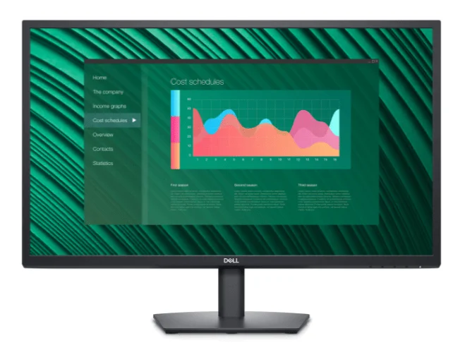 Dell E2723H 27" VA Monitor, Full HD (1080p) 1920 x 1080 @ 60 Hz Refresh Rate, 8ms Response Time, 16:9 Aspect Ratio, 16.7 Million Colors, Anti-glare Screen Coating, VGA, DisplayPort 1.2, Black | E2723H