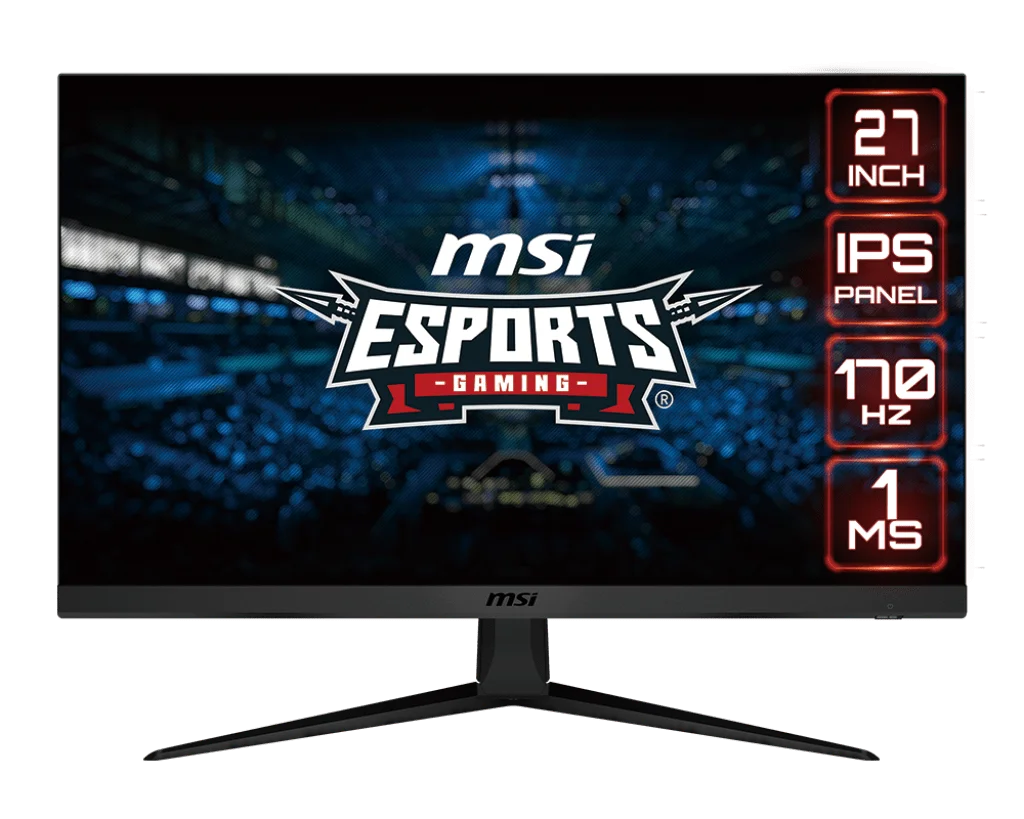 MSI G2712, 27", 170hz, 1ms, IPS, 1920 x 1080 FHD | 9S6-3CB51T-072