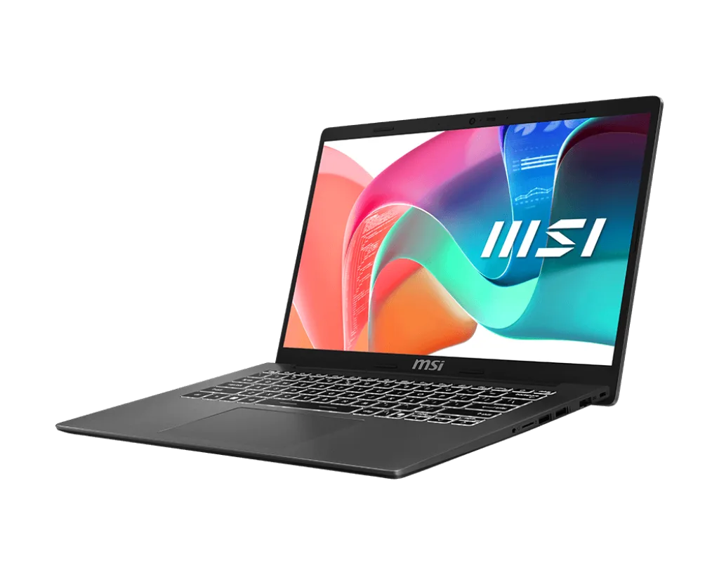 MSI MODERN 14 F13MG Intel Core i3 1315U, 8GB RAM, 512GB SSD, 14" FHD, Intel Graphics, Win 11 Home, Eng-Arab Keyboard, Gray | 9S7-14S121-052