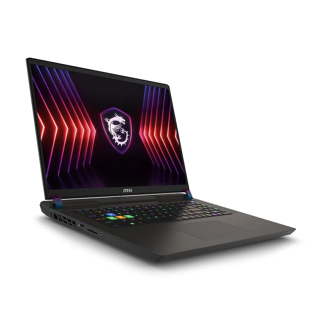 MSI VECTOR 16 HX A14VHG, Intel Core i9 14900HX, 32GB RAM, 1TB SSD, 16" QHD+ IPS 240Hz, 12GB NVIDIA RTX4080, Win 11 Home, Eng-Arab Keyboard, Cosmos Gray + Backpack | 9S7-15M142-690