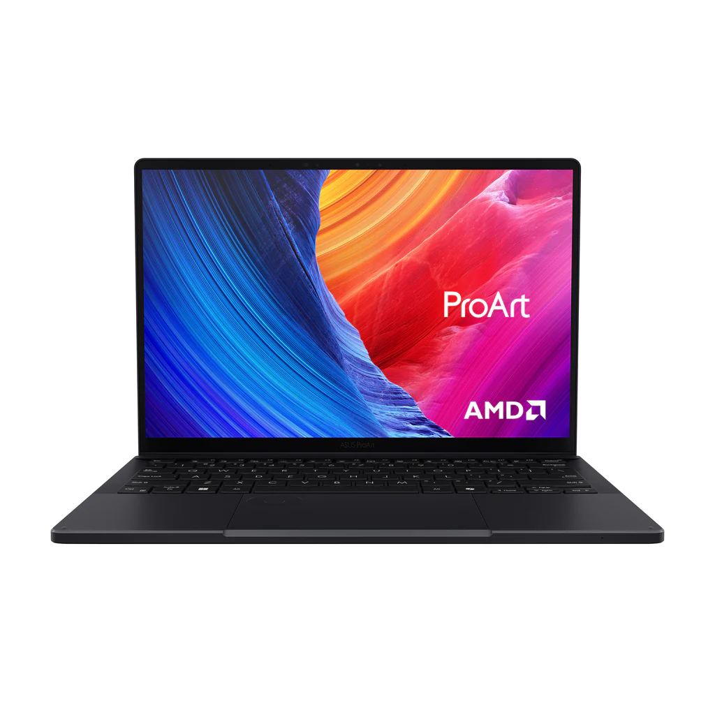 ASUS PROART PX13 AMD Ryzen AI 9 HX370, 32GB RAM, 2TB SSD, 13.3" 3K ( 2880x1800 ) OLED 60Hz Touch Screen, 8GB NVIDIA RTX 4070, Win 11 Home, Eng-Arab Keyboard, Black + Stylus pen & Backpack | HN7306WI-OLED12C32W