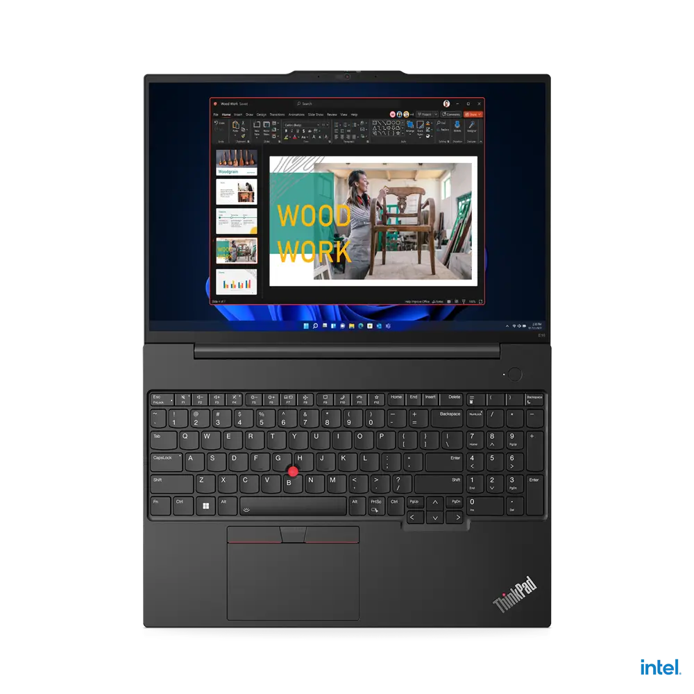 ThinkPad E16 Gen1 Core i7 1355U, 8GB RAM, 512GB SSD, 16"WUXGA, Intel IRIS Graphics, DOS, Eng Arab K/B | 21JN0022GR