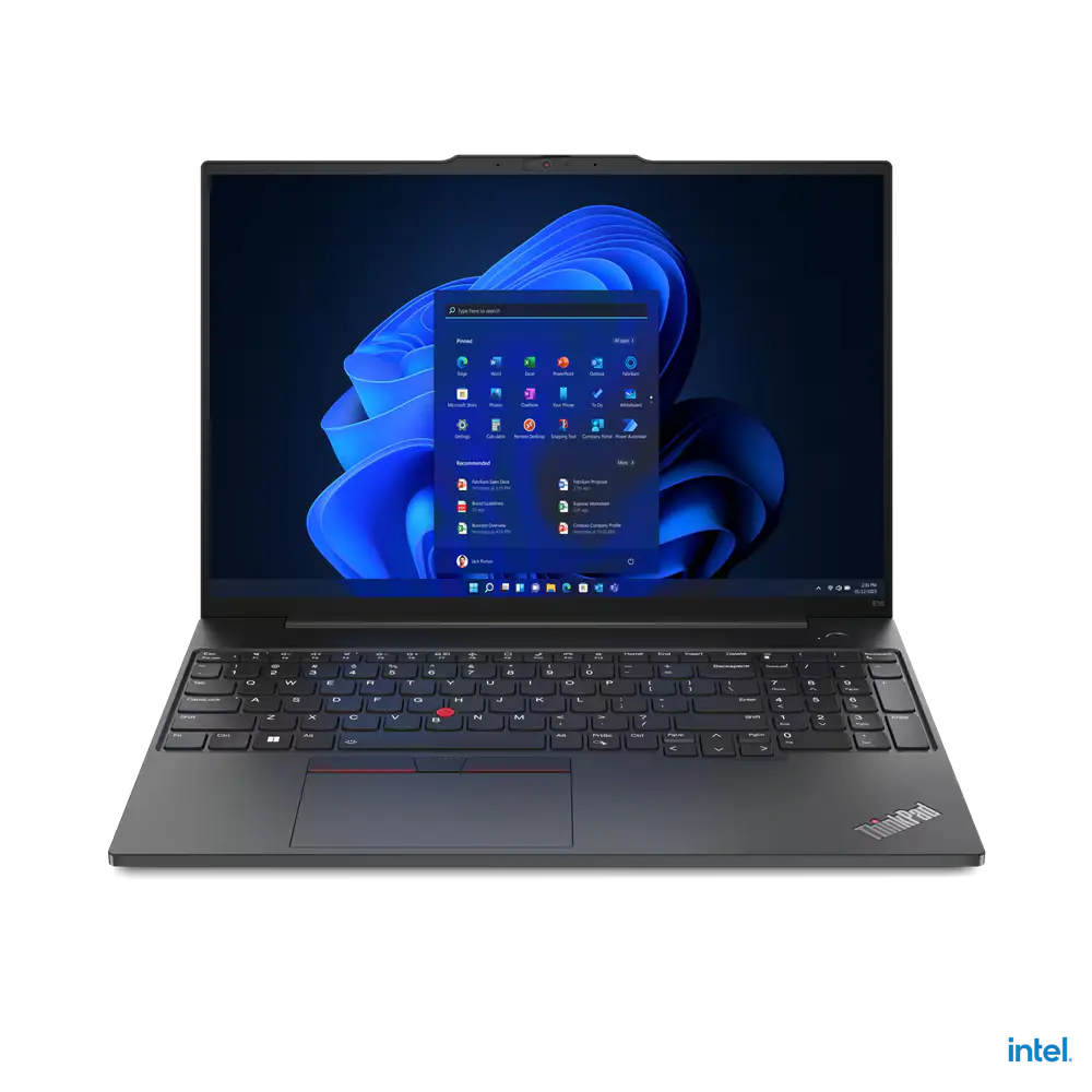 ThinkPad E16 Gen1 Core i7 1355U, 8GB RAM, 512GB SSD, 16"WUXGA, Intel IRIS Graphics, DOS, Eng Arab K/B | 21JN0022GR