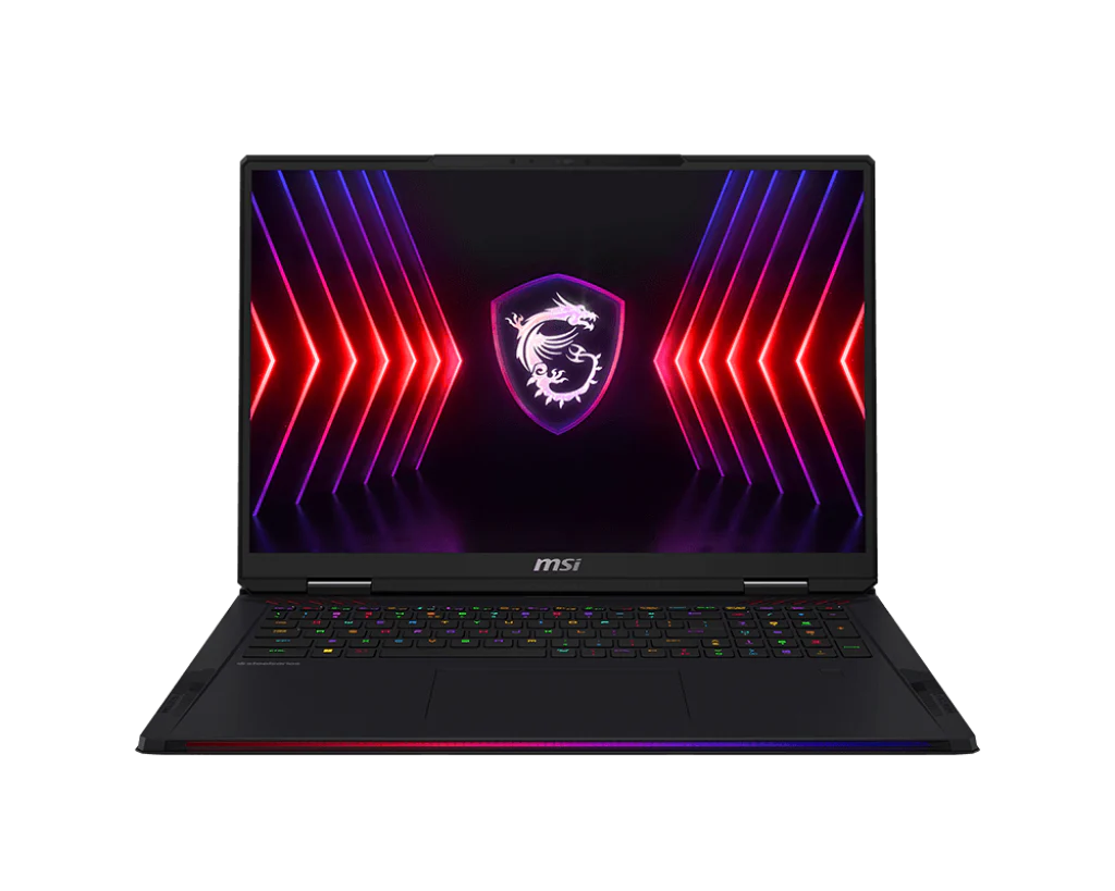 MSI RAIDER 18 HX A14VIG Intel Core i9 14900HX, 64GB RAM, 2TB SSD, 18" QHD+ 240Hz, 16GB NVIDIA RTX 4090, Win11 Home, Eng-Arab K/B, Black + Backpack | 9S7-182232-232