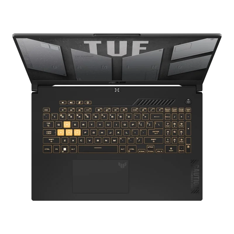 ASUS TUF Gaming F17 Intel I7-13620H, DDR5 16G, 512G PCIE G4 SSD, 17.3 FHD 144HZ IPS, RTX 4050 6GB, DOS, AR/EN RGB  KB, GRAY | FX707VU-HX107