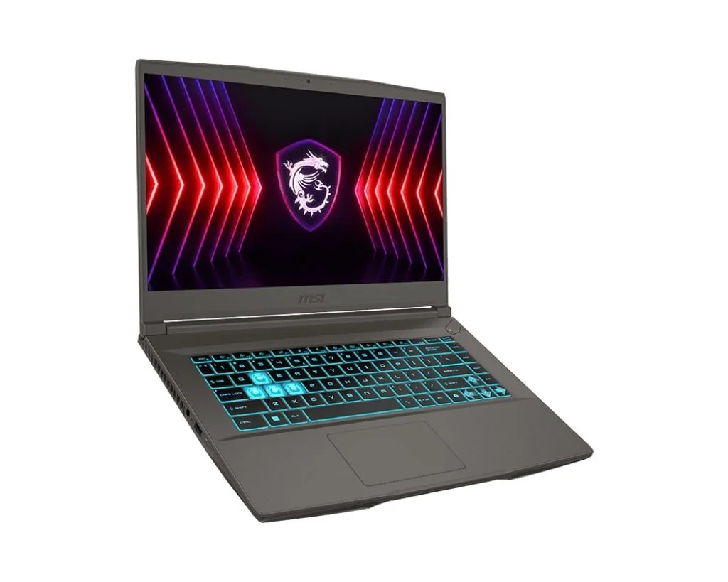 MSI THIN 15 B12VE, Intel Core i7 12650H , 16GB RAM, 512GB SSD, 15.6"FHD IPS 144Hz, 6GB NVIDIA RTX4050, Win11 Home, Eng-Arab K/B, Gray | 9S7-16R831-1405