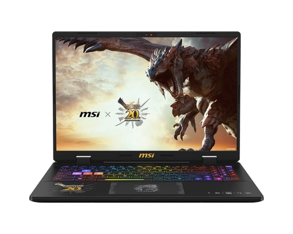 MSI Crosshair 16 Hx Monster Hunter Edition D14VFKG, Intel Core i7 14700HX, 16GB RAM, 1TB SSD, 16"QHD+ 240Hz, 8GB NVIDIA RTX4060, Win 11 Home, Eng-Arab K/B, Cosmos Gray | 9S7-15P231-414