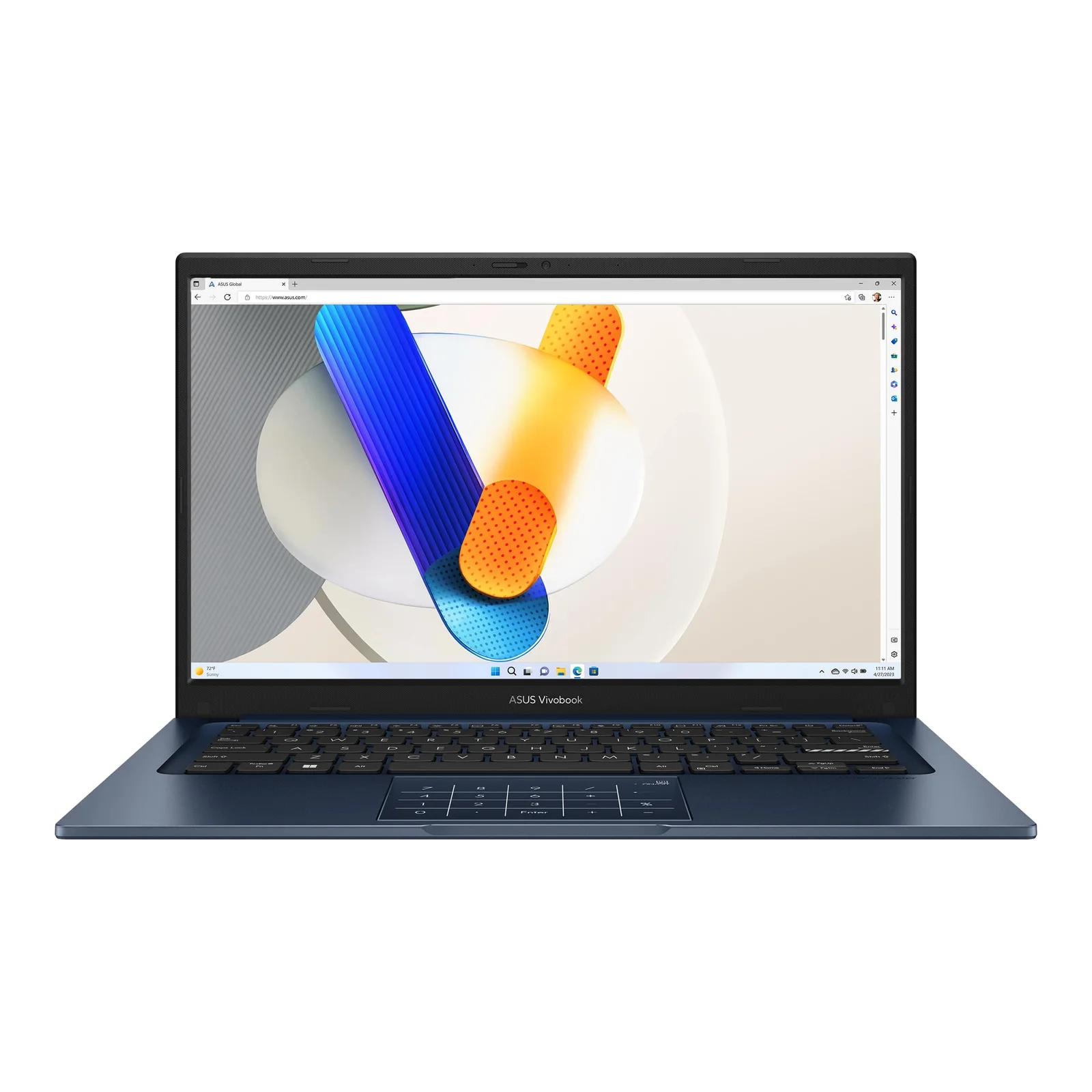 ASUS Vivobook 14 (X1404) Intel Core i5 1235U, 8GB RAM, 512GB SSD, 14" FHD, Intel IRIS XE Graphics, Win11 Home, Eng-Arab K/B, Blue | X1404ZA-NK271W