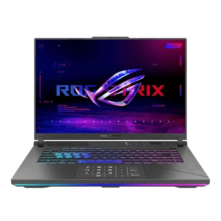 ASUS ROG Strix G16 (2024) Intel Core i9 14900HX, 32GB RAM, 1TB SSD, 16" WQXGA(2560x1600) 240Hz, 12GB NVIDIA RTX 4080, Win11 Home, Eng-Arb K/B, Gray | G614JZR-I9321G