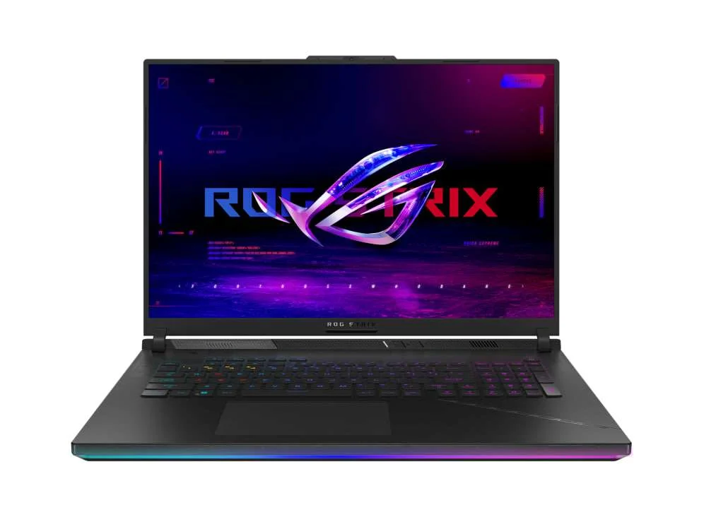 ASUS ROG STRIX SCAR 18 Core i9 13980HX, 32GB RAM, 2TB SSD, 18" WQXGA(2560x1600) 240Hz, 16GB NVIDIA RTX 4090, Win11 Home, Eng-Arb K/B, Black +Backpack | G834JY-N6064W