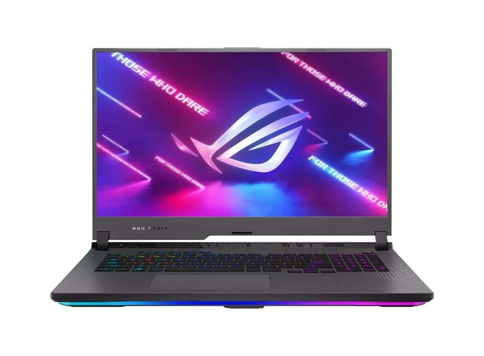 ASUS ROG STRIX G17 AMD Ryzen 9 7845HX, 16GB RAM, 1TB SSD, 17.3" FHD 144Hz, 8GB NVIDIA RTX 4060, Win11 Home, Eng-Arb K/B, Gray | G713PV-9161G