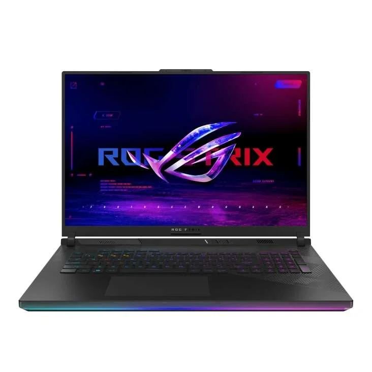 ASUS ROG Strix SCAR 18 (2024) Intel Core i9 14900HX, 64GB RAM, 2TB SSD, 18" WQXGA 240Hz, 12GB NVIDIA RTX 4080, Win11 Home, Eng-Arb K/B, Black +Backpack & Mouse | G834JZR-I9642G