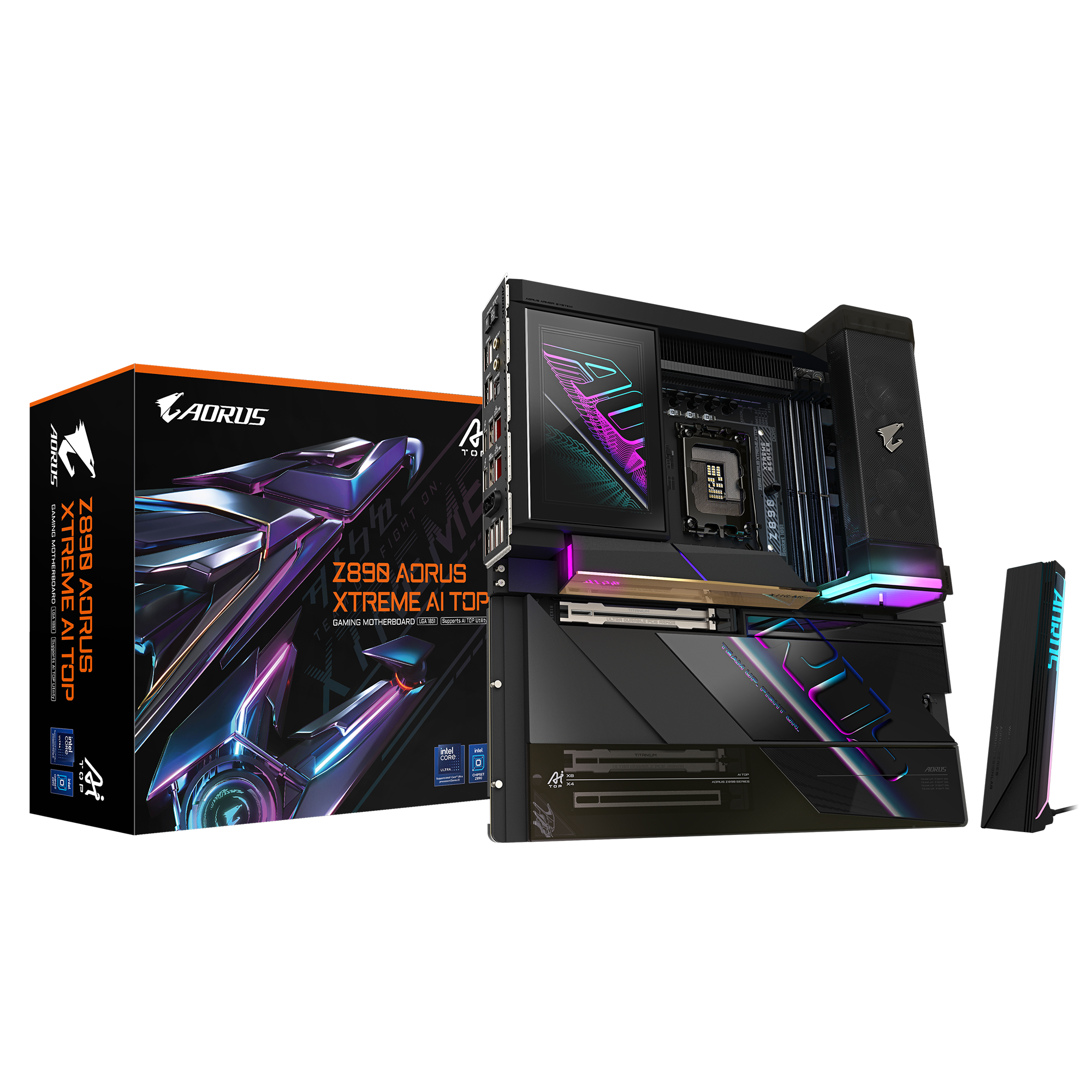 GIGABYTE Z890 Aorus XTREME AI TOP LGA 1851 E-ATX Motherboard, Intel Z890 Chipset, 4x DDR5