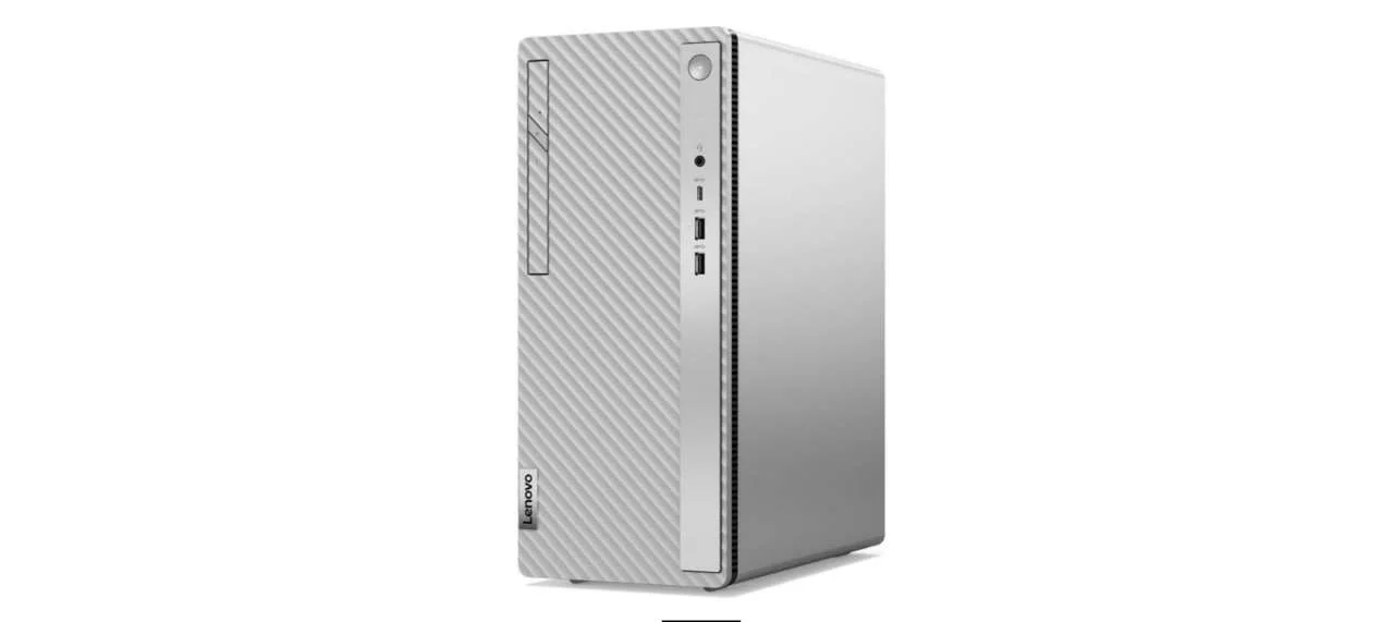 Lenovo PC IdeaCentre 5 14IAB7 Desktop Computer, Intel Core i3-12100 Processor, 8GB DDR4 RAM, 1TB HDD, Intel UHD Graphics 730 Graphics, No OS, With Keyboard and Mouse, Cloud Gray | 90T3007DAK