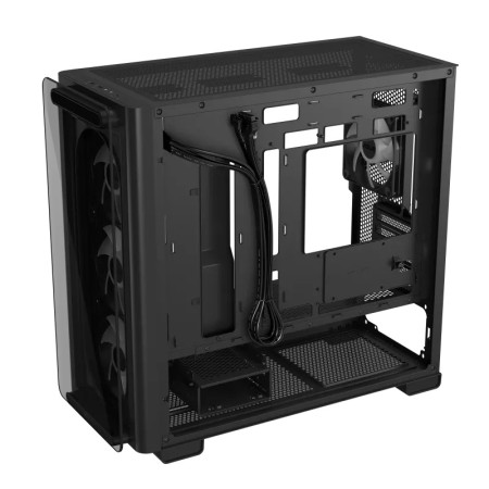 ASUS A23 PLUS micro-ATX Case, 360 mm radiators , Compatible with motherboards featuring hidden connectors - Black | 90DC00K0-B19010