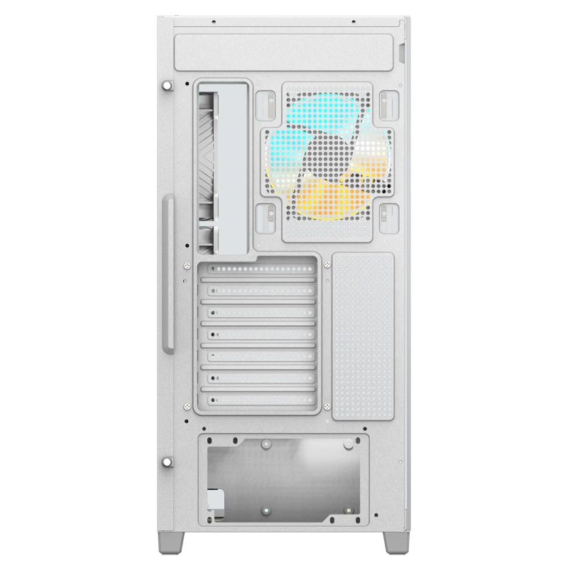 GIGABYTE C500 Panoramic Tempered Glass Front and Side Mid Tower Case Panels Pre-installed four ARGB fans | GB-C500PI ST