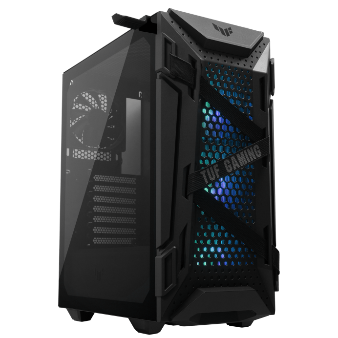 ASUS TUF Gaming GT301 ATX Mid-Tower, With Tempered Glass Side Panel, Honeycomb Front Panel | 90DC0040-B49000