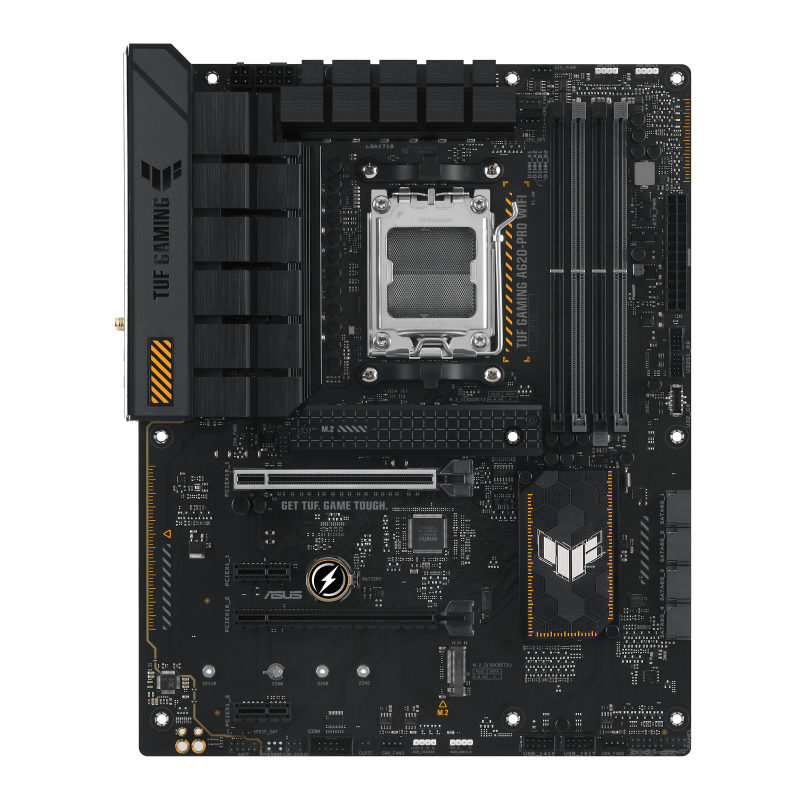 ASUS TUF Gaming A620-Pro Wi-Fi ATX AM5 Motherboard, AMD A620 Chipset, 4x DDR5 DIMM Slots | 90MB1FR0-M0EAY0