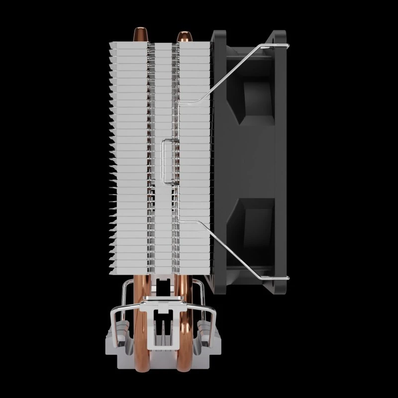 GAMDIAS BOREAS E1‑210 LITE CPU Air Cooler, 92mm High-Airflow Fan, 2 Copper Heatpipes, Direct Contact, LED Lighting, Intel/AMD Compatible
