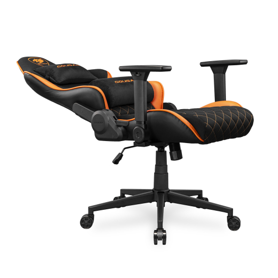 COUGAR ARMOR ONE V2, Woven Fabric , 4D folding armrests, Up to 120 kg Weight Support  | 3MAO2ORB.0001