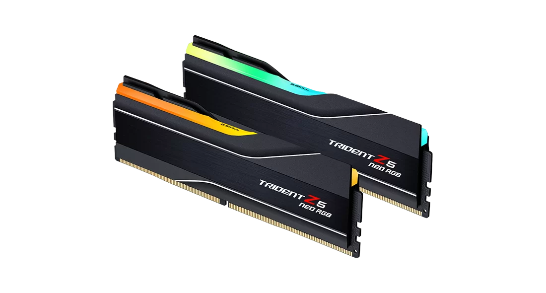 G.Skill Trident Z5 Neo RGB 32GB (2x16GB) DDR5-6400 CL32-39-39-102 1.40V AMD EXPO | F5-6400J3239G16GX2-TZ5NR