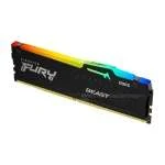 Kingston FURY Beast 32GB (1x32GB) DDR5 6000MT/s Memory, DIMM, XMP Black RGB | KF560C40BBA-32