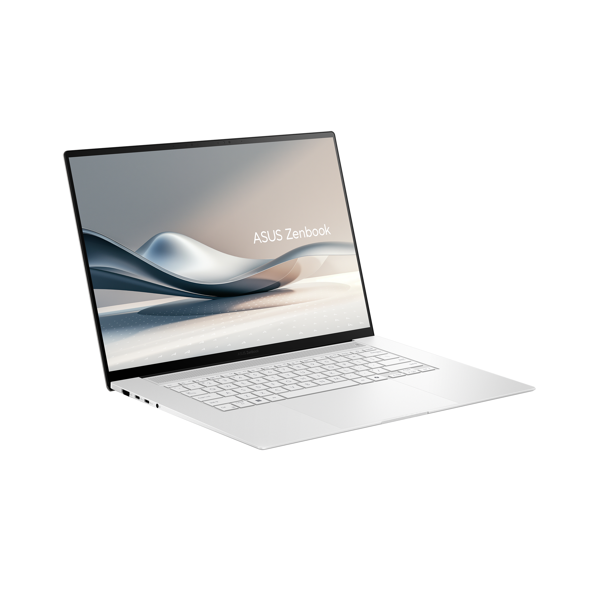 ASUS ZENBOOK S 16 OLED  AMD Ryzen AI 9 HX370, 32GB RAM, 2TB SSD, 16.0" 3K OLED 120Hz, AMD Radeon 890M Graphics, Win11 Home, Eng-Arab Keyboard, White | UM5606WA-RK233W