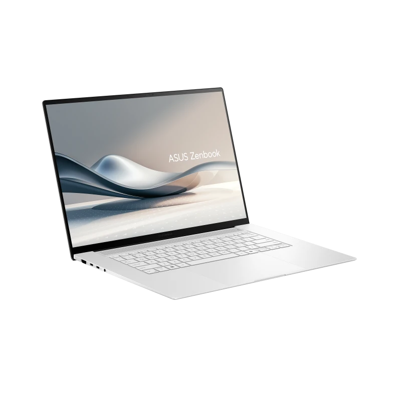ASUS Zenbook S 16 OLED – Ryzen AI 9 HX370, 32GB RAM, 2TB SSD, 16” 3K OLED 120Hz, Win11, Eng-Arab Keyboard – White (UM5606WA-RK233W)