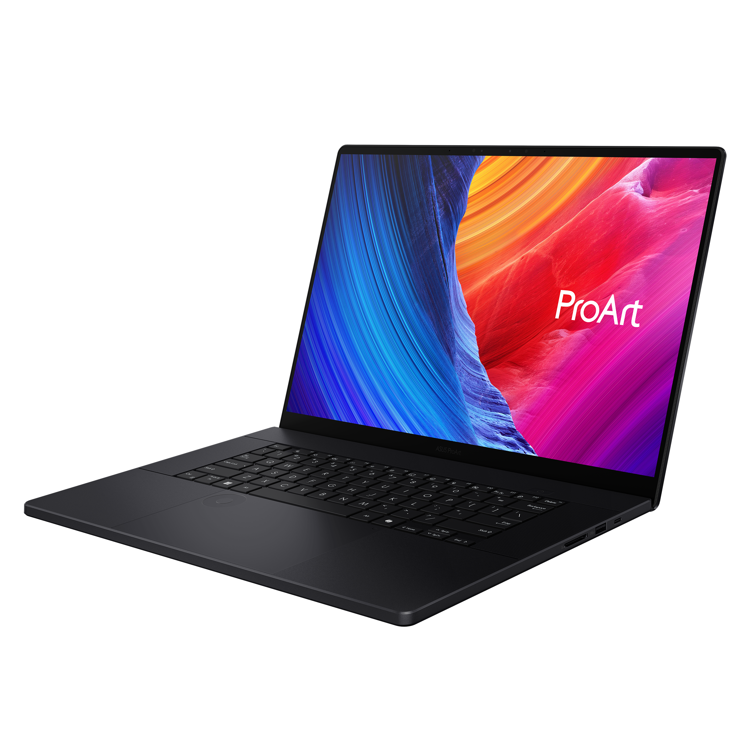 ASUS PROART P16 OLED AMD Ryzen AI 9 HX370, 32GB RAM, 2TB SSD, 16.0" 4K ( 3840x2400 ) OLED 60Hz Touch Screen, 8GB NVIDIA RTX 4060, Win 11 Pro, Eng-Arab Keyboard, Black | H7606WV-ME088X